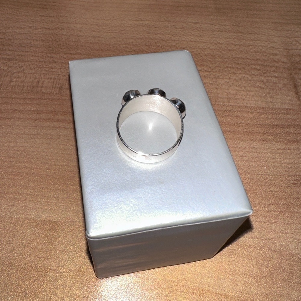 3 stone ring in Sterling silver by Jay King - Picture 8 of 11